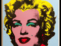Amoeba Music Berkeley "Factory Party Art Show" Andy Warhol Marilyn reproduction (Silkscreen, acrylic paint on canvas - 24" x 24")