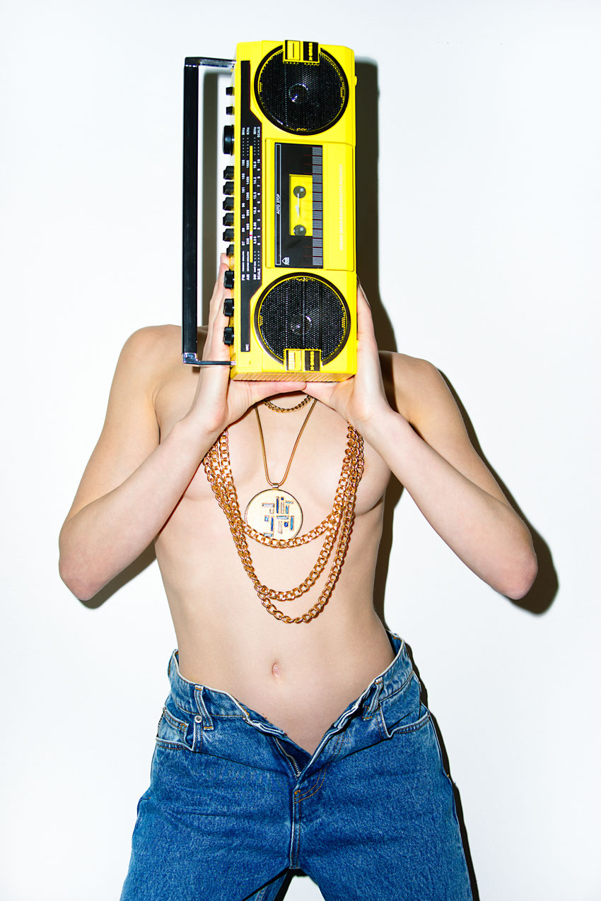 80s fashion photography inspired image by Guido Di Salle, Diary series