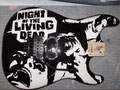 Night Of The Living Dead - Custom personal guitar body graphic and guitar. Painted by Mike Learn