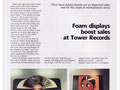 Signcraft Magazine May / June 1993. Article on Tower Records Berkeley display / sign work with Zak Wilson.