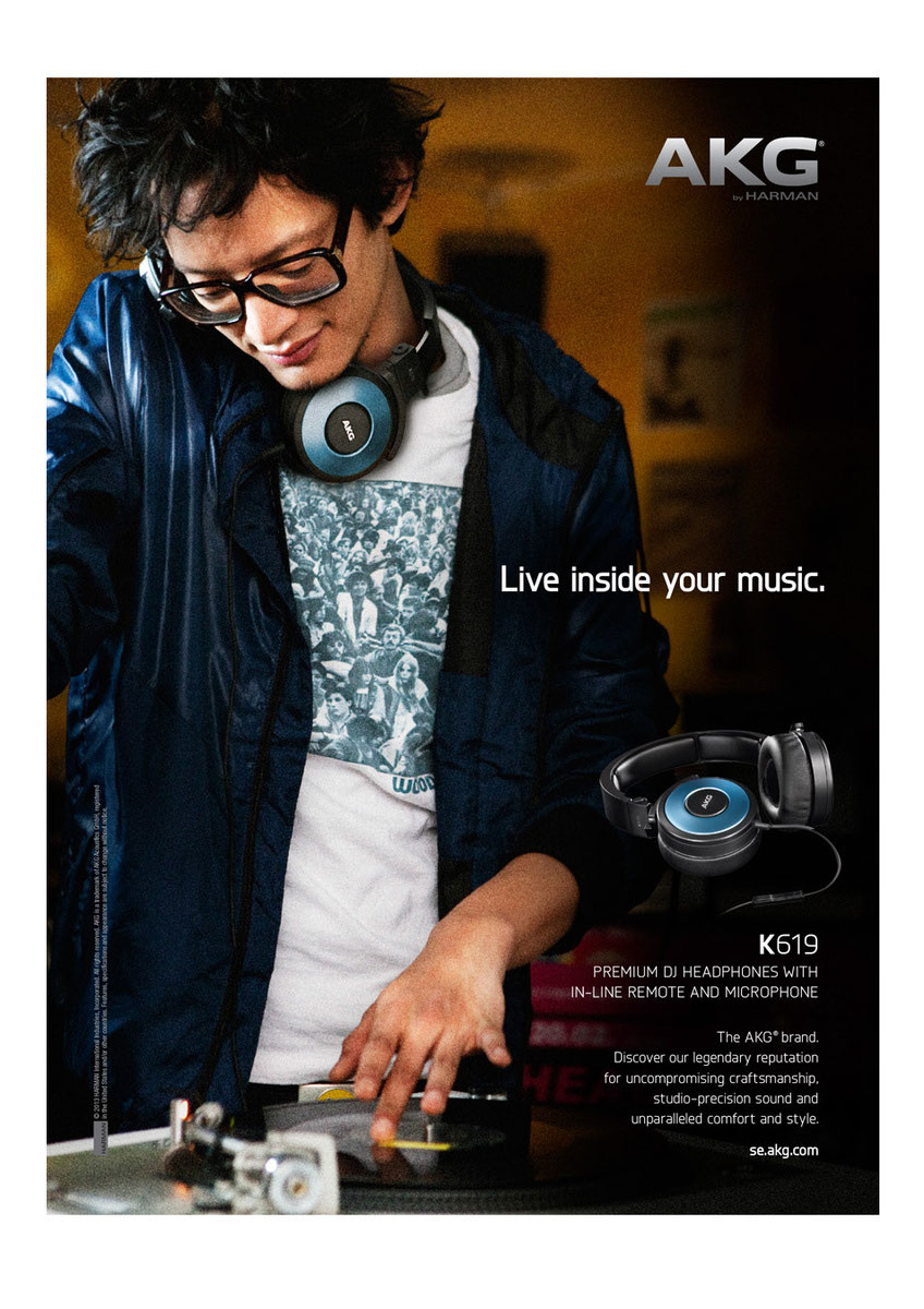 Client: Harman/AKG K619 DJ headphones