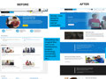 BEFORE AND AFTER: College Board's Pre-AP home page.